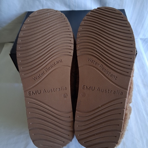 Emu Australia Tan Shearling Boots Size W6.M5 - Picture 11 of 14